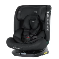 Scaun auto rotativ 360°, SPS, Top Tether, Carrello Unity i-Size 40-150 cm Isofix Totality Black