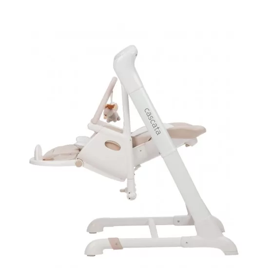 Scaun de masa si leagan electric controlabil prin aplicatie pe mobil Carrello Cascata (CRL-10303/1) Cream Beige Scaun de masa si leagan electric controlabil prin aplicatie pe mobil Carrello Cascata (CRL-10303/1) Cream Beige