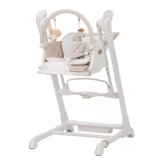 Scaun de masa si leagan electric controlabil prin aplicatie pe mobil Carrello Cascata (CRL-10303/1) Cream Beige Scaun de masa si leagan electric controlabil prin aplicatie pe mobil Carrello Cascata (CRL-10303/1) Cream Beige
