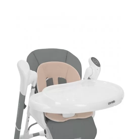 Scaun de masa si leagan electric controlabil prin aplicatie pe mobil Carrello Cascata (CRL-10303/1) Space Grey