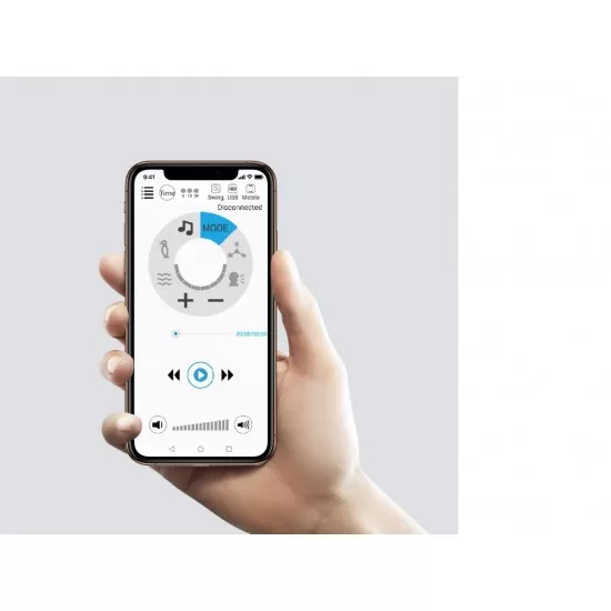 Scaun de masa si leagan electric controlabil prin aplicatie pe mobil Carrello Cascata (CRL-10303/1) Space Grey