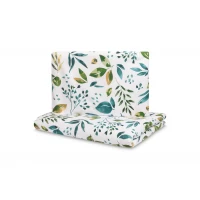 Set lenjerie de pat bumbac 100% cu 2 piese 100x135 cm/40x60 cm Sensillo Botanic