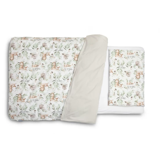 Set lenjerie de pat cu 2 piese Sensillo Caprioare