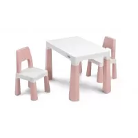 Set masuta cu scaunele pentru copii Toyz Monti Roz