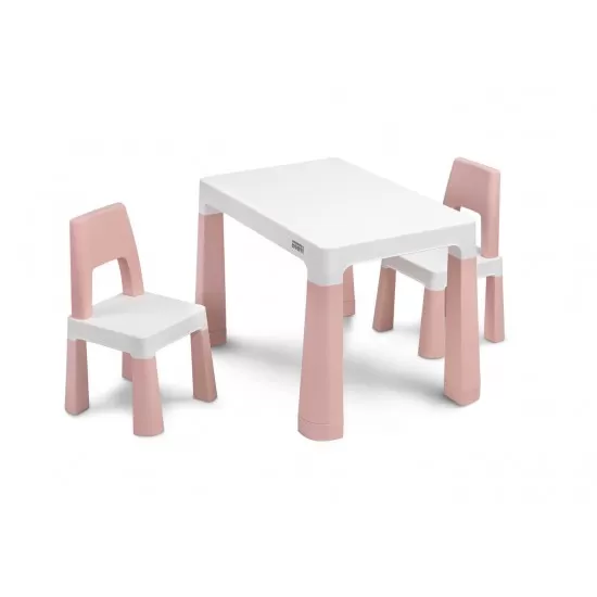 Set masuta cu scaunele pentru copii Toyz Monti Roz
