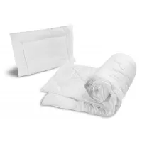 Set perna si pilota Sensillo Deluxe 60x40/135x100 cm Alb