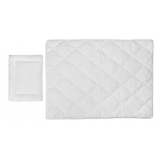Set perna si pilota Sensillo Deluxe 60x40/135x100 cm Alb