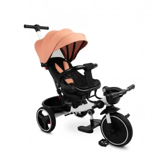 Tricicleta cu maner parental si scaun reversibil Toyz Dash Roz Tricicleta cu maner parental si scaun reversibil Toyz Dash Roz