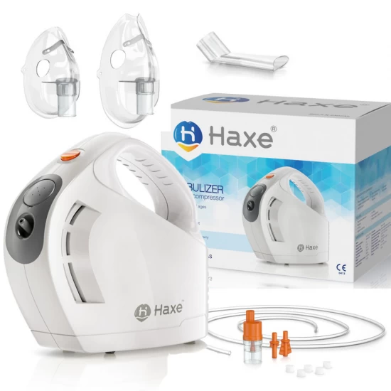 Aparat aerosoli cu piston, nebulizator silentios Haxe JLN-2305BS-B, masca copii si adulti, 5 filtre Aparat aerosoli cu piston, nebulizator silentios Haxe JLN-2305BS-B, masca copii si adulti, 5 filtre