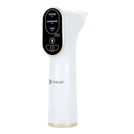 Aspirator nazal electric silentios cu trei niveluri de aspiratie Haxe HX212, 2 varfuri nou-nascut, 2 varfuri 1+ ani, lumina precizie noapte Aspirator nazal electric silentios cu trei niveluri de aspiratie Haxe HX212, 2 varfuri nou-nascut, 2 varfuri 1+ ani, lumina precizie noapte