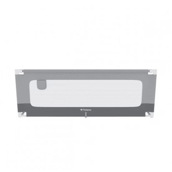 Bariera protectie pat copii culisanta, cu inaltime reglabila Cover 160 cm, gri