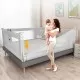 Bariera protectie pat culisanta XXL 140 cm Bears Grey, inaltime reglabila 68-98 cm Bariera protectie pat culisanta XXL 140 cm Bears Grey, inaltime reglabila 68-98 cm