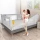 Bariera protectie pat culisanta XXL 160 cm Bears Grey, inaltime reglabila 68-98 cm Bariera protectie pat culisanta XXL 160 cm Bears Grey, inaltime reglabila 68-98 cm