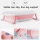 Cadita pliabila cu termometru si suport anatomic Genua Premium pink Cadita pliabila cu termometru si suport anatomic Genua Premium pink