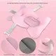 Cadita pliabila cu termometru si suport anatomic Genua Premium pink Cadita pliabila cu termometru si suport anatomic Genua Premium pink