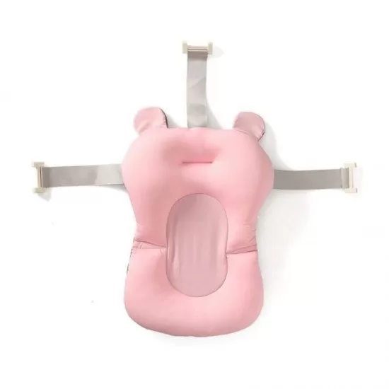 Cadita pliabila cu termometru si suport anatomic Genua Premium pink Cadita pliabila cu termometru si suport anatomic Genua Premium pink
