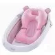 Cadita pliabila cu termometru si suport anatomic Genua Premium pink Cadita pliabila cu termometru si suport anatomic Genua Premium pink