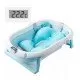 Cadita pliabila cu termometru si suport anatomic Genua Premium blue Cadita pliabila cu termometru si suport anatomic Genua Premium blue