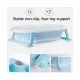 Cadita pliabila cu termometru si suport anatomic Genua Premium blue Cadita pliabila cu termometru si suport anatomic Genua Premium blue