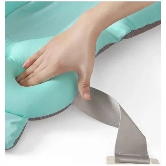 Cadita pliabila cu termometru si suport anatomic Genua Premium blue Cadita pliabila cu termometru si suport anatomic Genua Premium blue