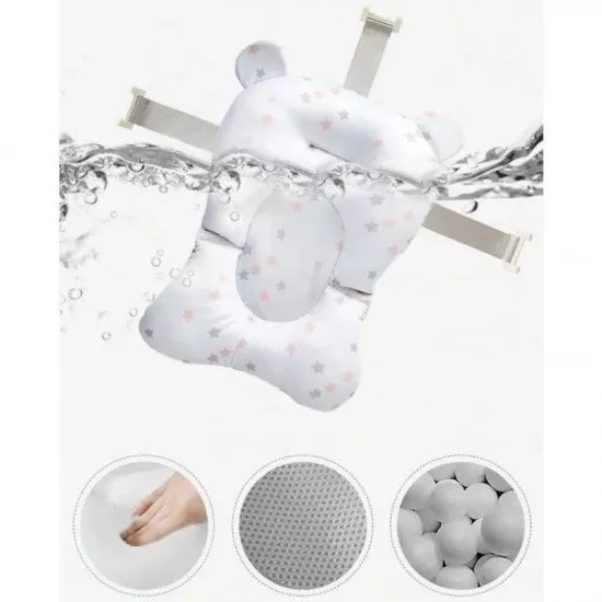 Cadita pliabila cu termometru si suport anatomic Genua Premium grey Cadita pliabila cu termometru si suport anatomic Genua Premium grey