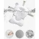 Cadita pliabila cu termometru si suport anatomic Genua Premium grey Cadita pliabila cu termometru si suport anatomic Genua Premium grey