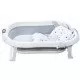 Cadita pliabila cu termometru si suport anatomic Genua Premium grey Cadita pliabila cu termometru si suport anatomic Genua Premium grey
