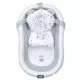 Cadita pliabila cu termometru si suport anatomic Genua Premium grey Cadita pliabila cu termometru si suport anatomic Genua Premium grey