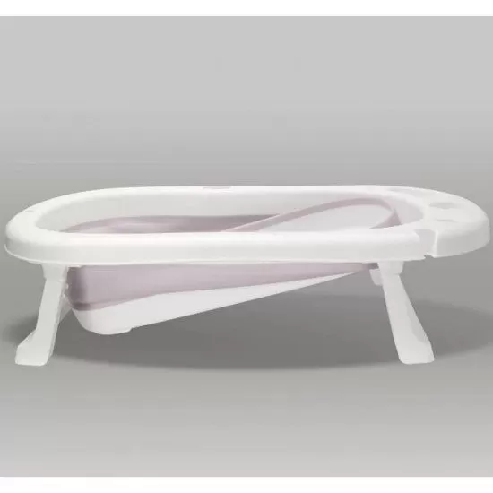 Cadita pliabila XL cu suport anatomic Kasia pink si jucarie Cadita pliabila XL cu suport anatomic Kasia pink si jucarie