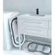 Cadita pliabila XL cu suport anatomic Kasia pink si jucarie Cadita pliabila XL cu suport anatomic Kasia pink si jucarie