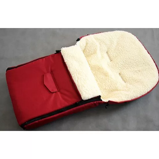 Sac de iarna pentru carucior cu interior din lana pentru 0-3 ani Camicco rosu Sac de iarna pentru carucior cu interior din lana pentru 0-3 ani Camicco rosu