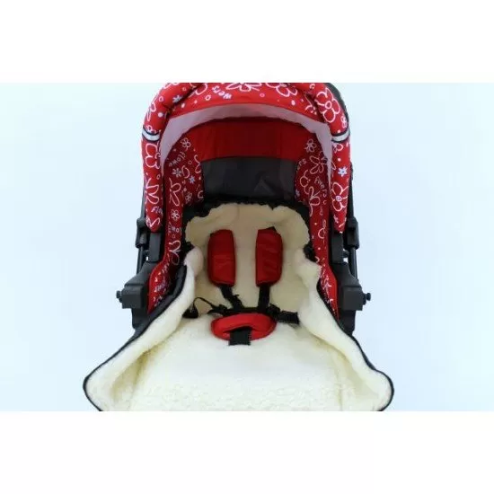 Sac de iarna pentru carucior cu interior din lana pentru 0-3 ani Camicco rosu Sac de iarna pentru carucior cu interior din lana pentru 0-3 ani Camicco rosu