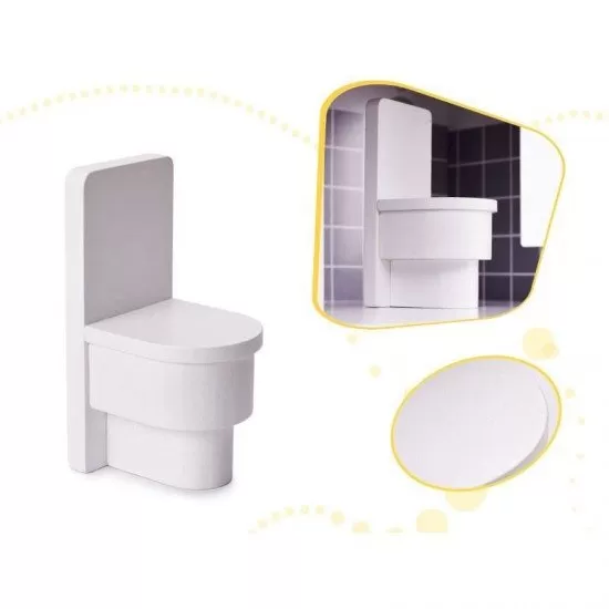 Casuta de papusi My Grey Dollhouse cu accesorii