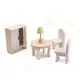 Casuta de papusi My Grey Dollhouse cu accesorii