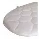 Cosulet bebe pentru dormit handmade din material ecologic Ahoj Baby natur, include stand cu sistem de leganare Cosulet bebe pentru dormit handmade din material ecologic Ahoj Baby natur, include stand cu sistem de leganare