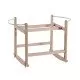 Cosulet bebe pentru dormit handmade din material ecologic Ahoj Baby natur, include stand cu sistem de leganare Cosulet bebe pentru dormit handmade din material ecologic Ahoj Baby natur, include stand cu sistem de leganare