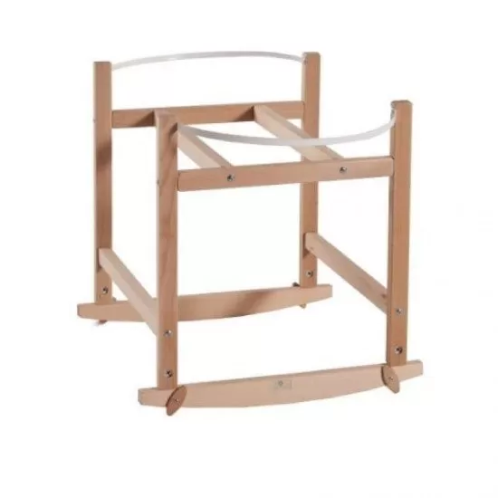 Cosulet bebe pentru dormit handmade din material ecologic Ahoj Baby natur, include stand cu sistem de leganare Cosulet bebe pentru dormit handmade din material ecologic Ahoj Baby natur, include stand cu sistem de leganare