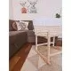 Cosulet bebe pentru dormit handmade din material ecologic Ahoj Baby natur, include stand cu sistem de leganare Cosulet bebe pentru dormit handmade din material ecologic Ahoj Baby natur, include stand cu sistem de leganare