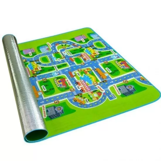 Covoras de joaca termic si educativ 200x160 cm On the Road