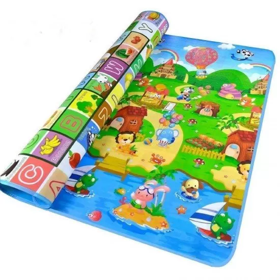Covoras de joaca termic si educativ cu doua fete 180x120 cm My Little Farm Covoras de joaca termic si educativ cu doua fete 180x120 cm My Little Farm
