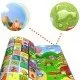 Covoras de joaca termic si educativ cu doua fete 180x120 cm My Little Farm Covoras de joaca termic si educativ cu doua fete 180x120 cm My Little Farm