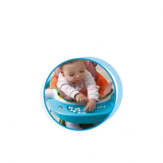 Fotoliu bebe transformabil in antemergator cu tavita detasabila Smily Bear Fotoliu bebe transformabil in antemergator cu tavita detasabila Smily Bear