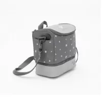 Geanta carucior termoizolanta pentru alimente Olmitos Grey Stars