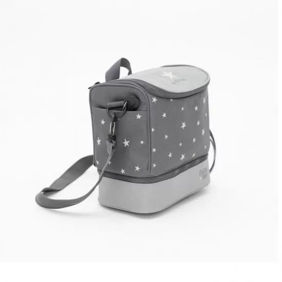 Geanta carucior termoizolanta pentru alimente Olmitos Grey Stars Geanta carucior termoizolanta pentru alimente Olmitos Grey Stars