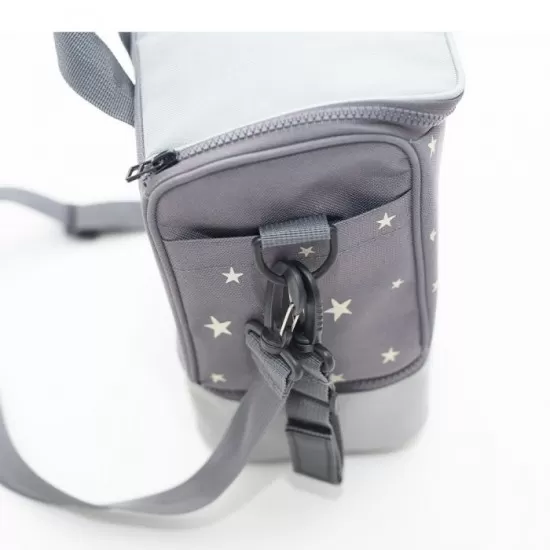 Geanta carucior termoizolanta pentru alimente Olmitos Grey Stars Geanta carucior termoizolanta pentru alimente Olmitos Grey Stars