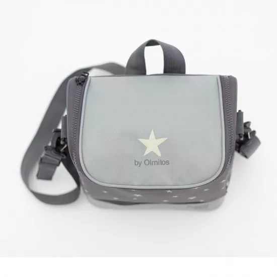 Geanta carucior termoizolanta pentru alimente Olmitos Grey Stars Geanta carucior termoizolanta pentru alimente Olmitos Grey Stars