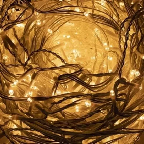 Instalatie luminoasa Craciun 500 leduri cu telecomanda, 23 m, 8 functii, exterior/interior, tip perdea de turturi alb cald Instalatie luminoasa Craciun 500 leduri cu telecomanda, 23 m, 8 functii, exterior/interior, tip perdea de turturi alb cald