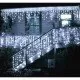 Instalatie luminoasa de Craciun 300 leduri, 13 m, 8 functii, exterior/interior, tip perdea de turturi alb rece Instalatie luminoasa de Craciun 300 leduri, 13 m, 8 functii, exterior/interior, tip perdea de turturi alb rece