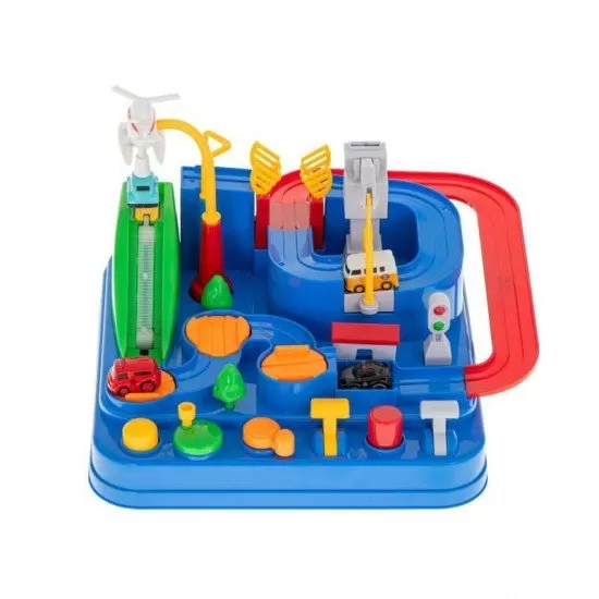 Joc interactiv - Parcarea cu obstacole cu 4 masinute Joc interactiv - Parcarea cu obstacole cu 4 masinute