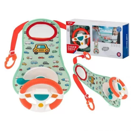Volan interactiv cu sunet si lumini Easy Drive Volan interactiv cu sunet si lumini Easy Drive